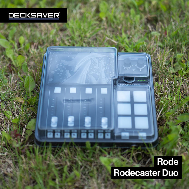 Decksaver Super Strong Polycarbonate Custom Fit Cover Compatible with Rodecaster Duo, Dust Cover for Travel and Everyday Protection