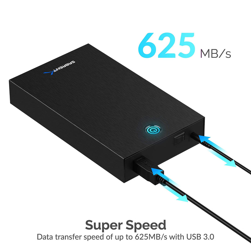 SABRENT USB 3.0 Tool-Free Enclosure + 22AWG 3 Feet USB 3.0 Extension Cable