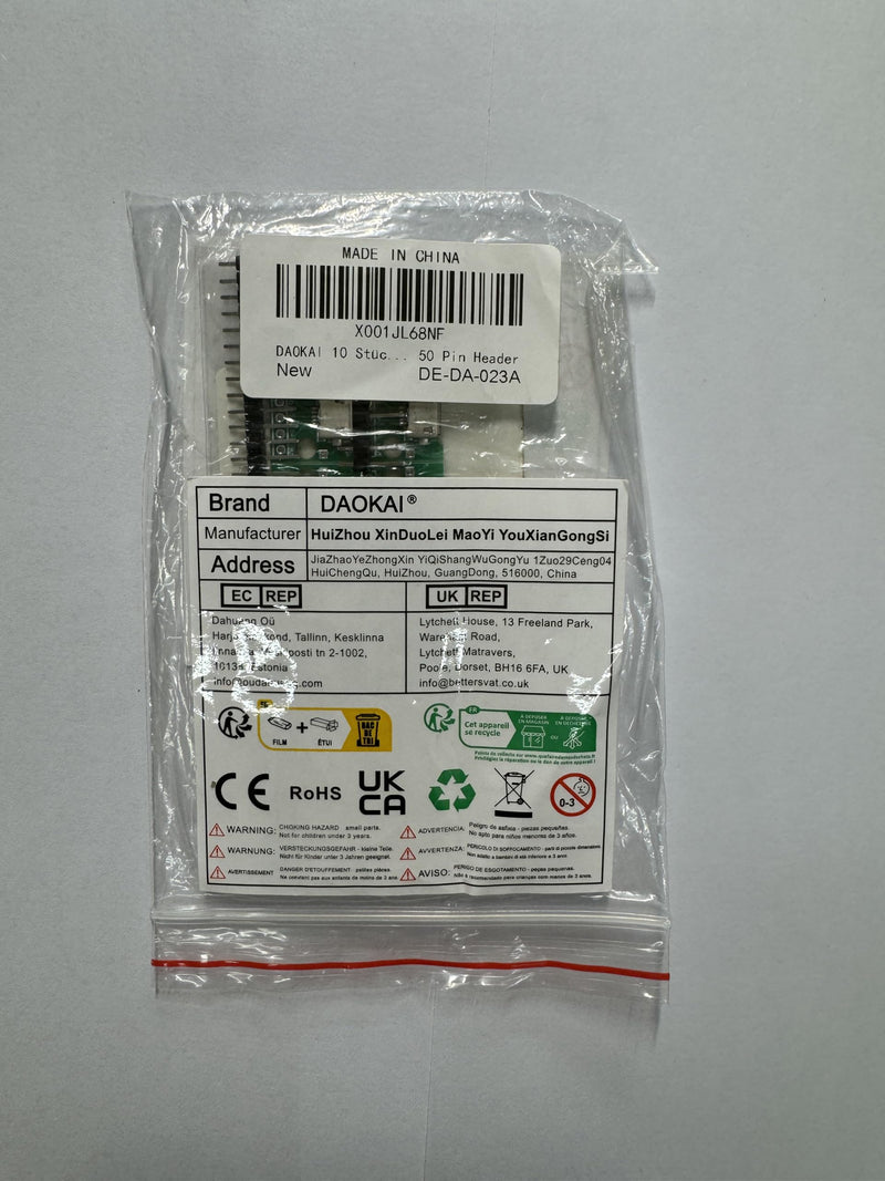 10 Pcs Micro USB Female to DIP Adapter 2.54mm 5 Pin USB 2.0 Micro USB Socket to DIP Converter Breakout Board for DIY Power Supply with 50 Pin Header