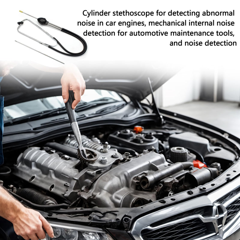 Xiciki Car Engine Stethoscopes, Car Tool, Special Tool Car, Machine Diagnostic Tester Tool, Car Mechanic Stethoscope, Car Engine Tester, Cylinder Diagnostic Tool