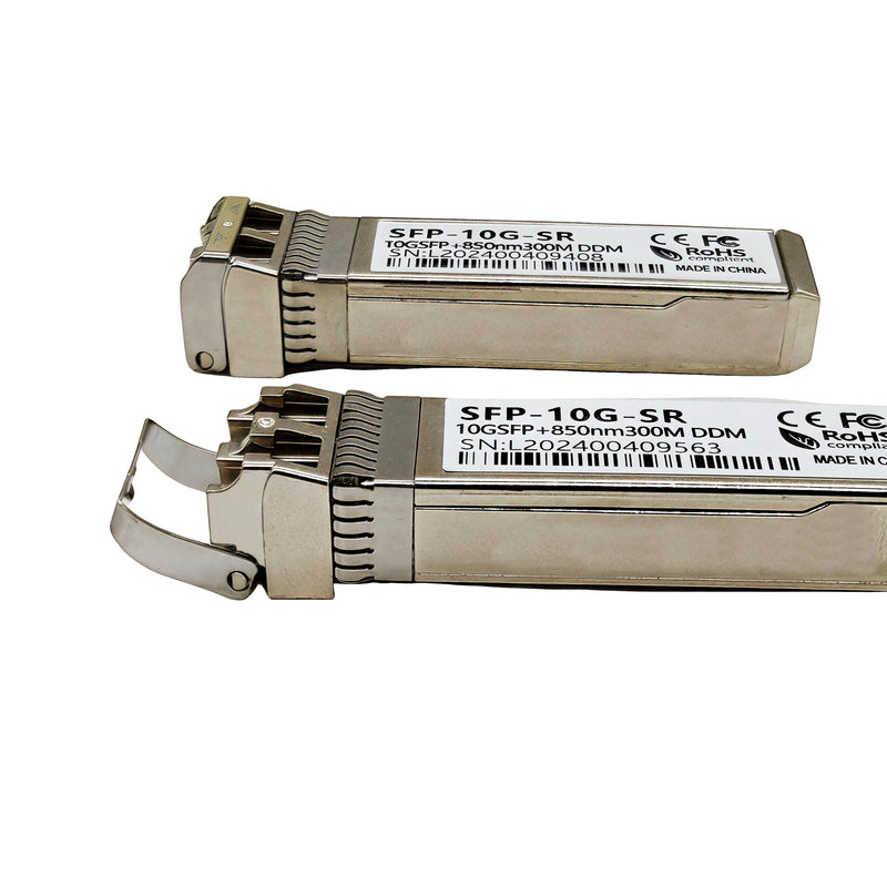 10G SFP+ Transceiver Module, 850nm Multimode, LC Connector, 300M Range (2) 2