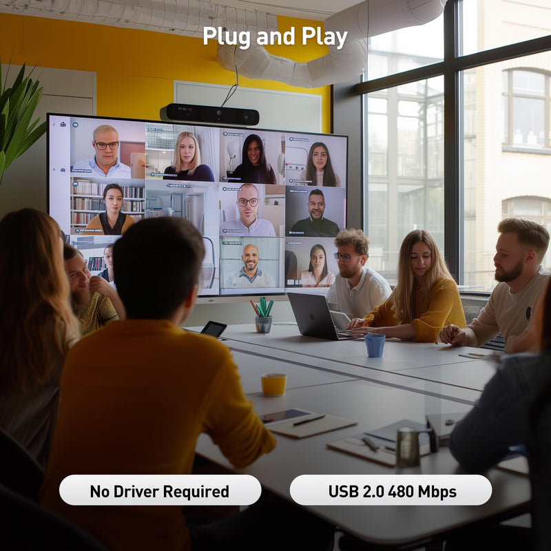 Cable Matters USB Over Ethernet Extender, 2X USB-A Ports, 165ft | Full USB 2.0 Support, USB Extender over Cat6, for Keyboard, Mouse, Webcam