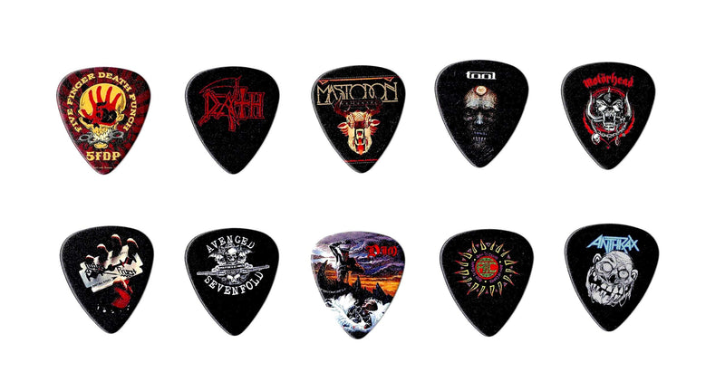 [AUSTRALIA] - Metal Band Version 2 (10 picks in a pack)(Medium thickness 0.71mm) 