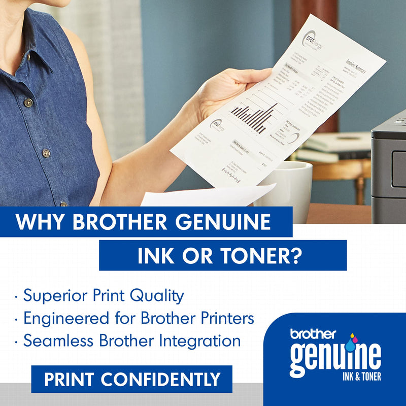 Brother Genuine Standard Yield Toner Cartridge, TN730, Replacement Black Toner, Page Yield Up To 1,200 Pages, Amazon Dash Replenishment Cartridge,1 Pack 1 Pack