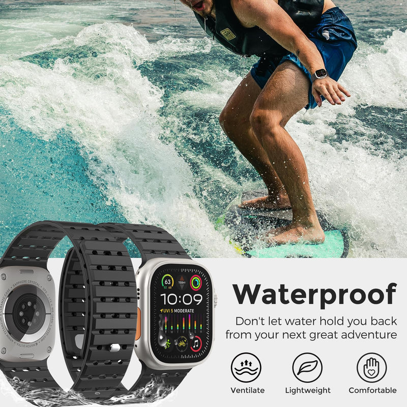 iWatch Leather Band+iWatch Silicone Band