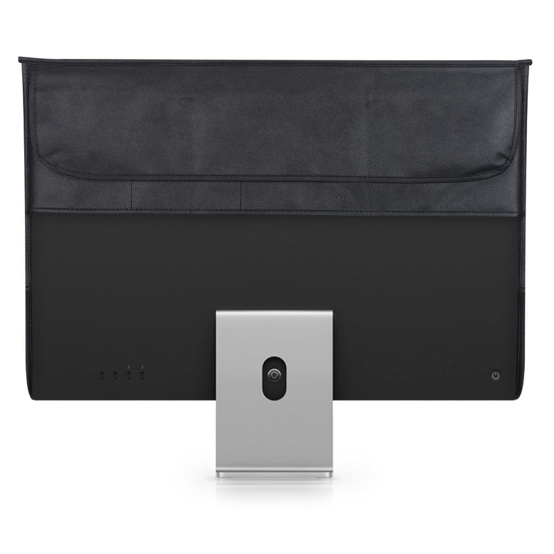 kwmobile Cover Compatible with Apple iMac 24" - 4-in-1 Case - Don't Touch My Mac White/Black Don't Touch My Mac 02-01