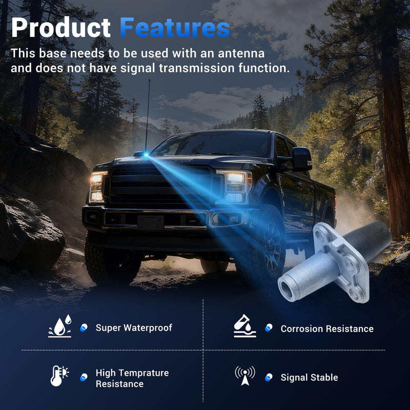 [AUSTRALIA] - Radio Antenna Base Mount Fit for Ford F-250 F-350 Super Duty 2017-2021, Antenna Base Mount for Ford F250 F350 Super Duty Models 