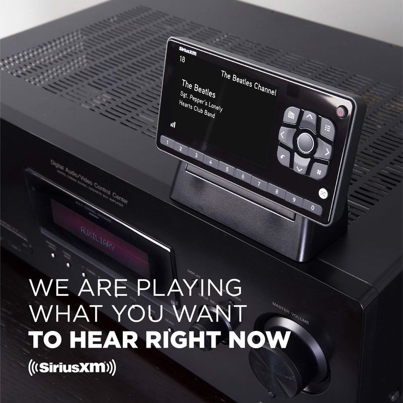 SiriusXM SXEZR1H1 Onyx EZR Satellite Radio with Home Kit, Receive Free 3 Months Service with Subscription – Enjoy SiriusXM in your Home or on Your Powered Audio Speakers Satellite Radio + Home Kit