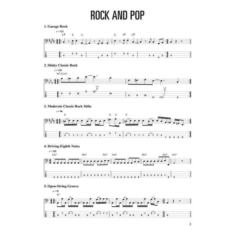 Bass Lines - Hal Leonard Bass Method | 500 Bass Grooves, Riffs, and Fills for All Styles and Levels | Bass Guitar Tablature Songbook with Audio Tracks |Bass Instruction Book for Beginners to Advanced