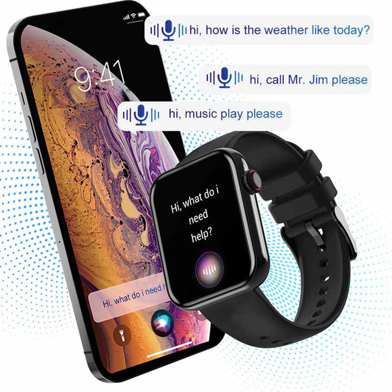 Smart Watches for Women,1.85" x2 HD Watch with Calls and Messages/Heart Rate/Sleep/Female Cycle,Fitness Tracker Smartwatch for Android/iOS Compatible,Gold/Black
