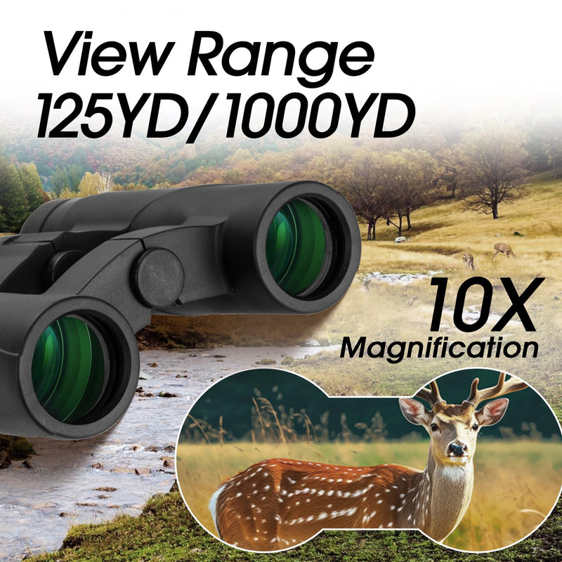[AUSTRALIA] - 10x25 Binoculars for Kids Mini Pocket Compact Binoculars Waterproof Small Binocular for Bird Watching Travel Stargazing Outdoor Sports Purple 