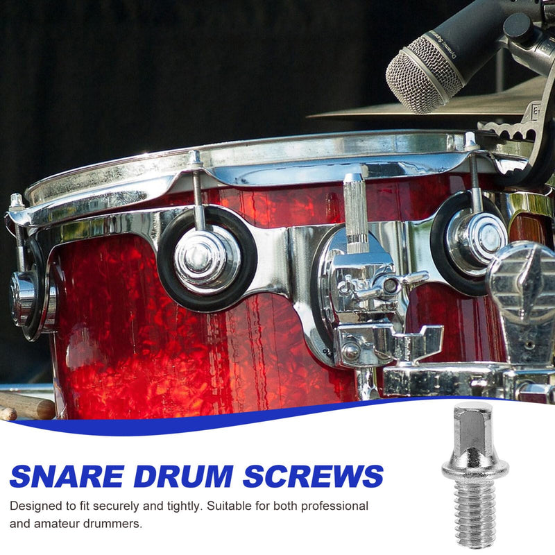[AUSTRALIA] - Abaodam 10pcs Key Screw Drum Set Hardware Bass Drum Screw M6x10mm Replacement Screw Supply 2x1cm 