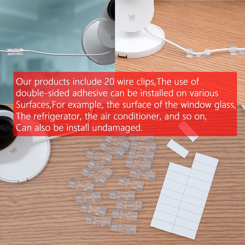 (Pack of 4) Aboom Wall Mount Compatible with Yi Home Camera Customized Stand Bracket for YI 1080p/720p Home Camera Designed for USA (NOT INCLUDED CAMERA)