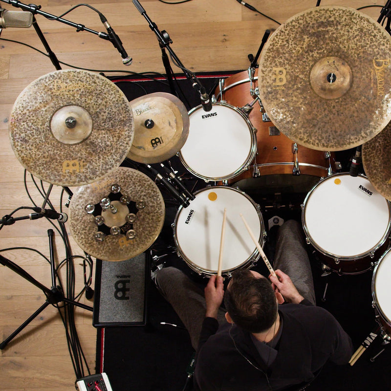 Meinl Cymbals Super Flex Hihat Tambourine Effect with 10 Pairs of Stainless Steel Jingles — NOT Made in China — Flexible Thin Frame, 2-Year Warranty (SFHHT)