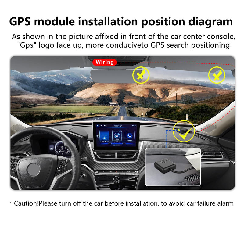 GPS for mangoal Dash cam, Long Battery, Directly Plug in mangoal Dash cam