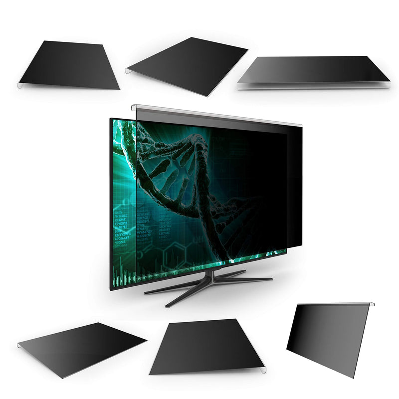 EZ-Pro Screen Protector Privacy Screen Panel for 22 inches (Screen Measured Diagonally) Computer Monitor, Anti Blue Light and Easy Installation, Screen Panel Size 12.5" Height x19.4 Width