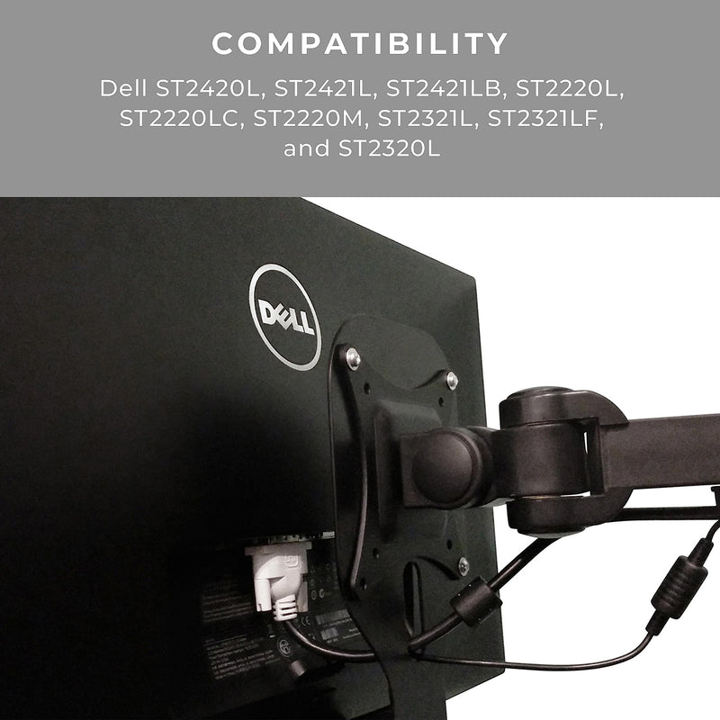 HumanCentric VESA Mount Adapter for Dell ST-Series Monitors (V3) | Fits ST2420L, ST2421L/LB, ST2220M/LC, ST2321L/LF, ST2320L, VESA Mount Adapter Bracket Dell ST-Series