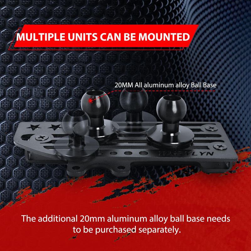 WXRYLYN All Metal J eep Wrangler Phone Mount for 2024+ J eep Wrangler JL 4xe Gladiator| Full Metal Dash Phone Mount Phone Holder for iPhone 17/16 & Android | OEM Screw Hole Installation With 12.3” Nav.