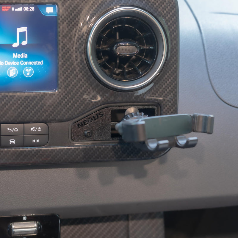NEXUS Cubby Adapter for VS30 Mercedes-Benz Sprinter Van (Smartphone Passenger's Side) Cell Phone Mount Passenger's Side