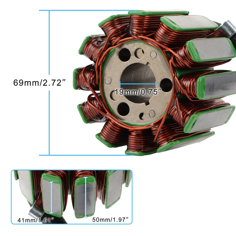 STATOOK Magneto Generator Stator Coil Compatible with YZF R1 2015-2020 YZFR1 06-15 FZ1 Fazer YZF-R1S 2016-2017 FZ8 FZ8N FZ8S FZS1 5VY-81410-00-00 2D1-81410-01-00 2D1-81410-10-00