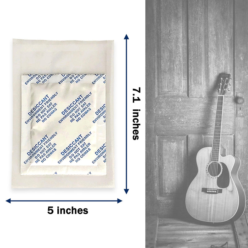 xcivi 6 Packs 30 Gram Guitar Desiccant Bags for Ashthorpe Acoustic Guitar, for CAHAYA Guitar Bag, Humidity-Busting Guitar Desiccant, Moisture-Free Guitar Storage, Musical Instrument Desiccant