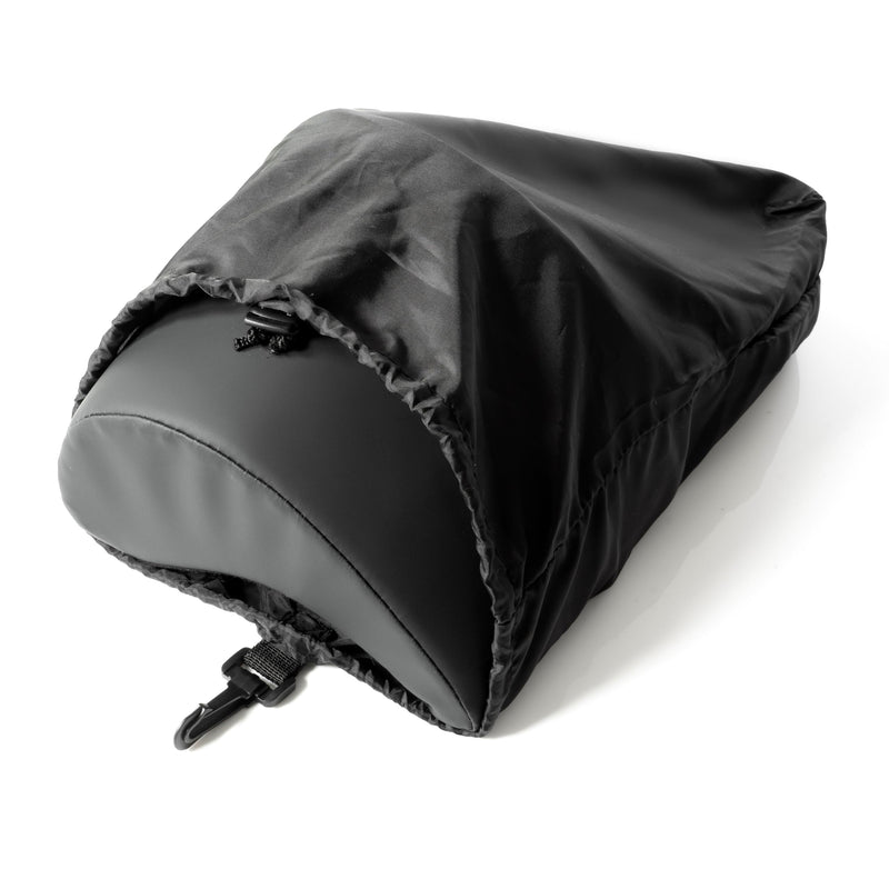 Guitar Cushion - Contoured Built In Sponge for Comfortable Support - Leg Strap -Durable PU Leather in Black - Classical Acoustic Bass & Electric - Complete Travel Bag & String Cleaner Tool