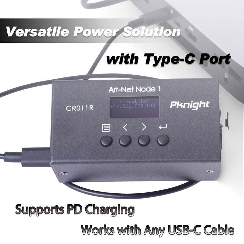 Bi-directional ArtNet DMX Ethernet Lighting Controller Interface | one universe (RDM not Supported)