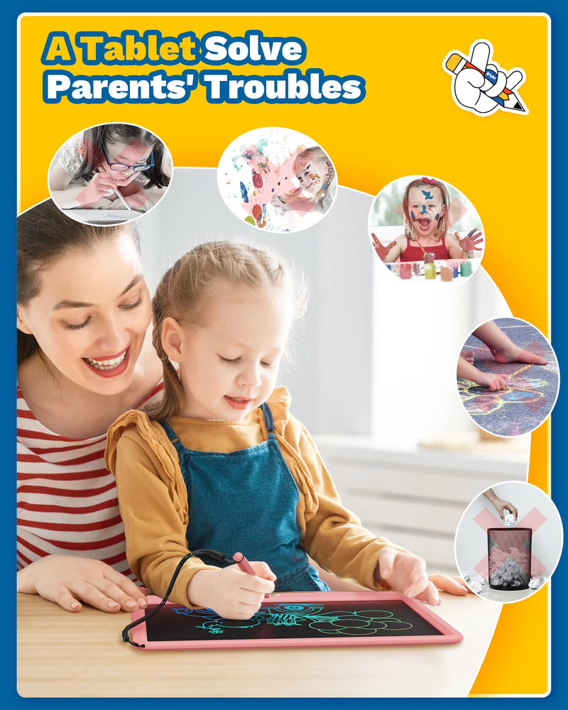 TEKFUN Gift LCD Writing Tablet Bundle for Girls