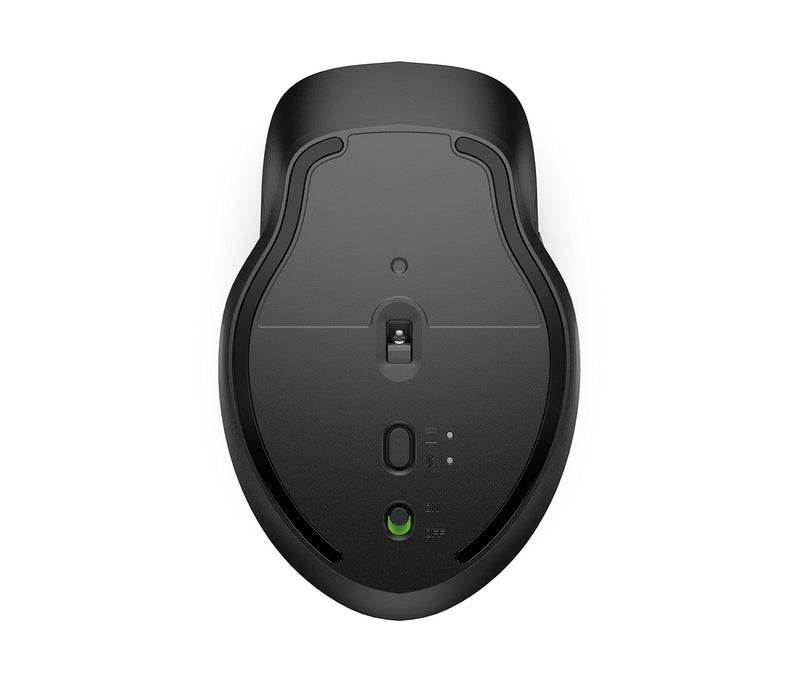 HP 430 Multi-Device Wireless Mouse - Black - Bluetooth 5.2 & 2.4GHz Wireless USB Receiver, up to 4000 DPI Blue Sensor, Customizable Buttons, 2-Year Battery, PC, Laptop, Mac, Chromebook (3B4Q2AA#ABL)