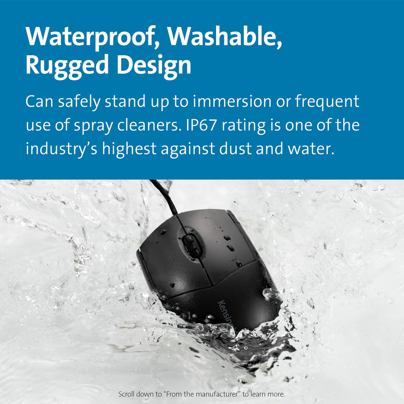 Kensington Pro Fit Washable Wired Mouse (K70315WW)