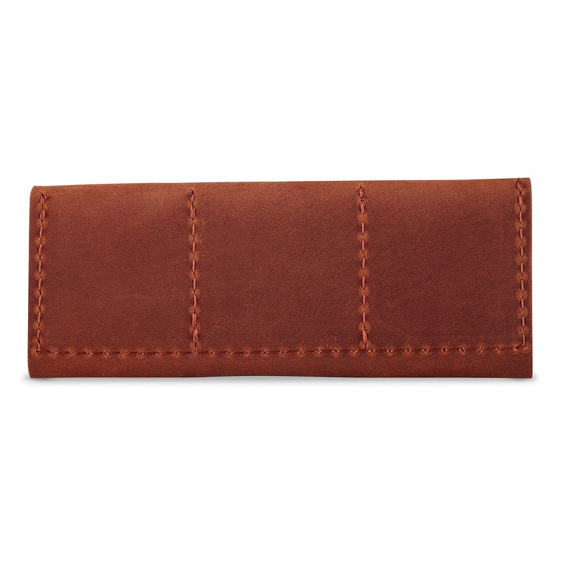 [AUSTRALIA] - Leather Guitar Pick Holder, Guitar Pick Holder Case Bag, Plectrum Case Bag, Pick Cover, Gift for Guitar Players (Cognac) Cognac 