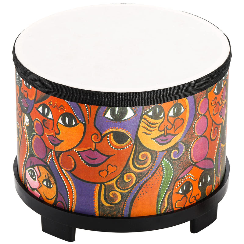 [AUSTRALIA] - Tosnail 8 Inch Percussion Drum with Storage Bag and Mallets, Musical Instrument for Christmas Birthday Gift - Face Pattern 