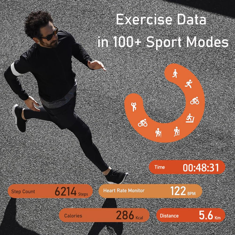 Loluka Smart Watches for Men Women 1.83" Screen Make Answer Calls Message Reminder Heart Rate Monitor 100+ Sport Modes Fitness Watch Exercise Data Monitor Distance Calories Steps pink