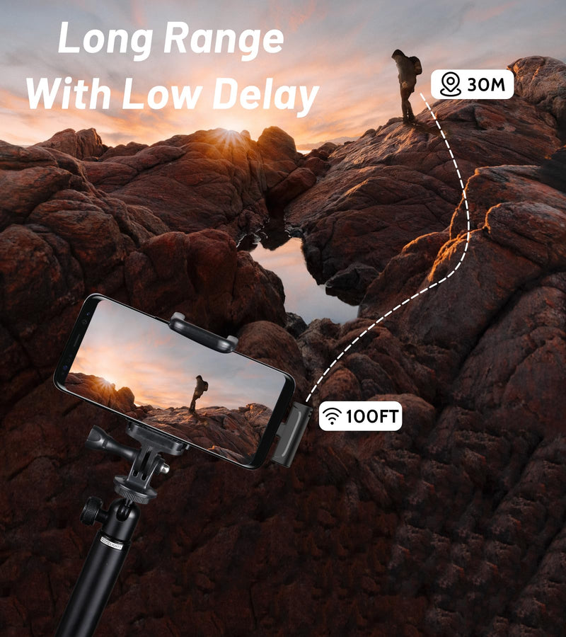 Wireless Lavalier Microphone for iPhone 15 Android iPad - Cordless USB-C Mic for Video Recording Vlog, Crystal Clear Sound, Noise Reduction USB-C Mic with Lightning Adapter