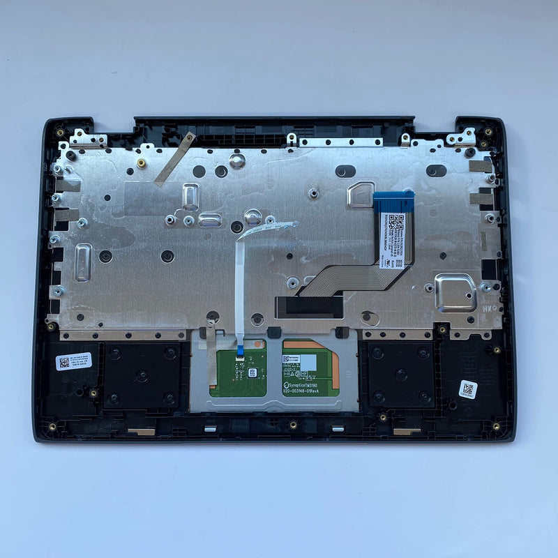 Replacement for Lenovo 100e Chromebook 2nd Gen 81MA Laptop Upper Case Palmrest Keyboard Touchpad Assembly Part 5CB0T79741 Black