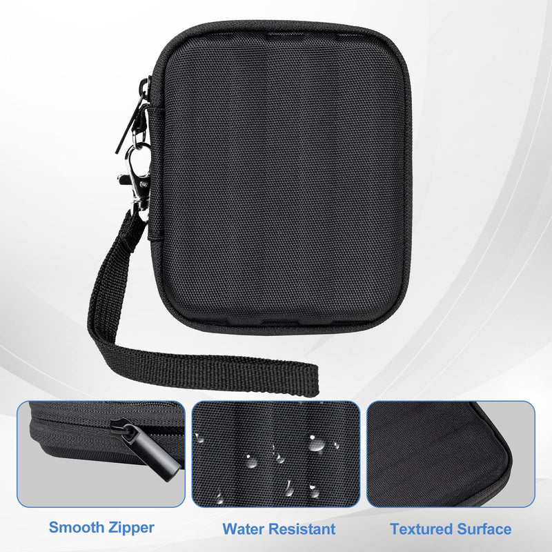 ProCase Portable Hard Drive Case Bundle with Travel Electronic Organizer