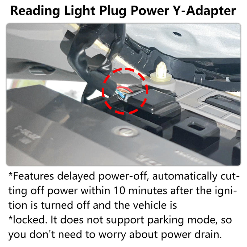 [AUSTRALIA] - Dashcam Power Adapter 16 Pin (Model B) Custom for Select Honda Models (e.g., Pilot, Ridgeline),Hide The Wires, Connects to Overhead Console(Hidden) 