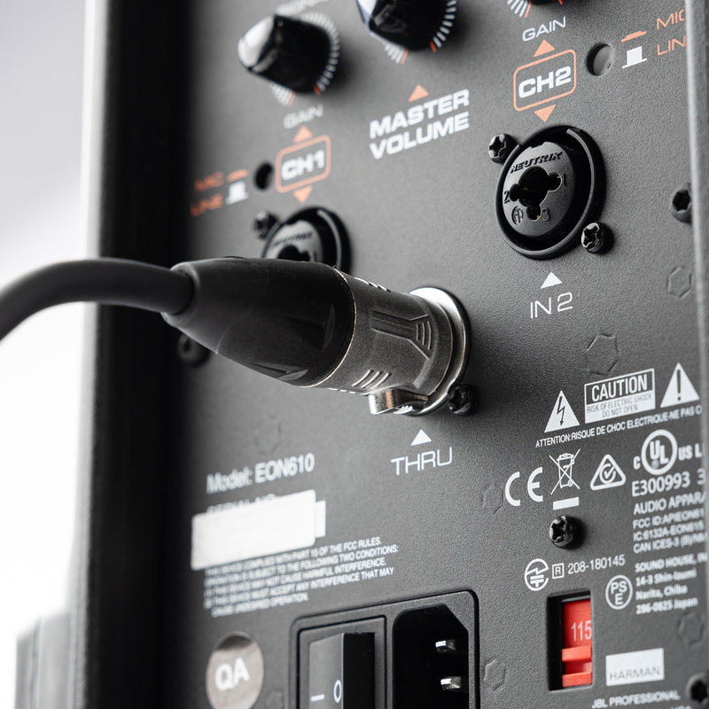 By Gator Cases Backline Series Standard 20 Foot XLR Microphone Cable, (GCWB-XLR-20) 20 Feet
