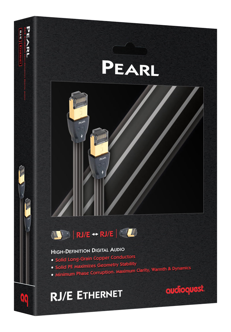 AudioQuest 0.75 m RJ/E Pearl Cat 7 Black Networking Cable – Networking Cables (0.75 m, Cat 7, RJ45, RJ45, Black) 0,75 m