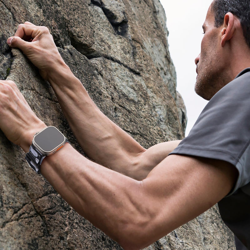 Bandletic FKM Band and Nylon Strap Compatible with Apple Watch