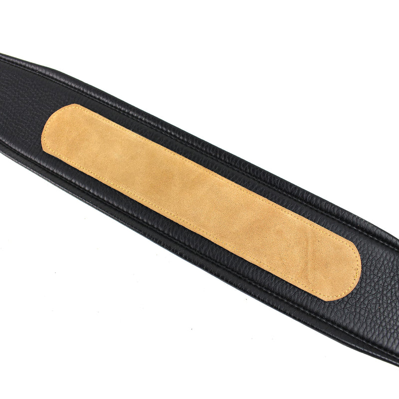 Walker And Williams SLP-SB Anti Slip Multi Use Premium Soft Suede Padded Strap Liner Works Great With Most Padded Straps For Acoustic, Electric, And Bass Guitars