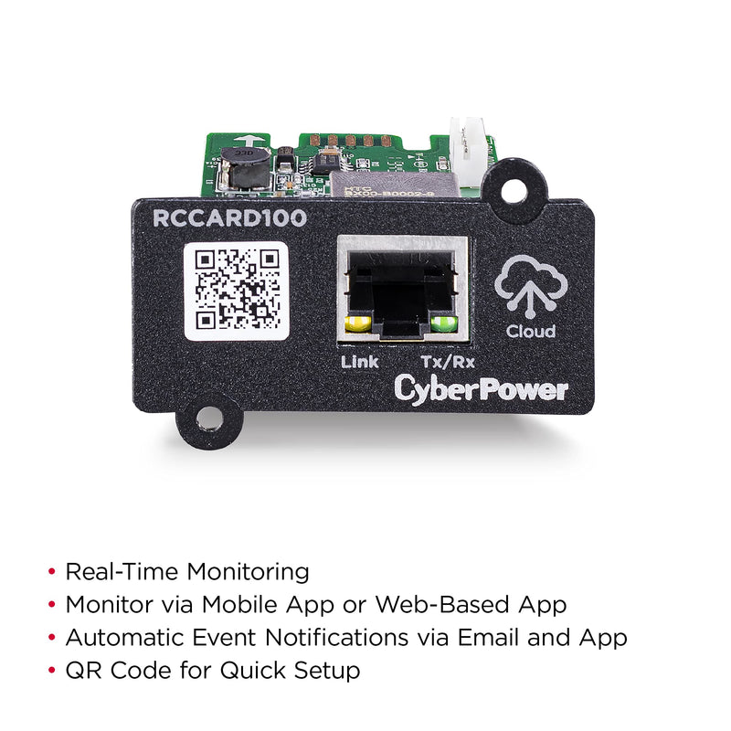 CyberPower RCCARD100 Cloud Monitoring Card Wired Connection