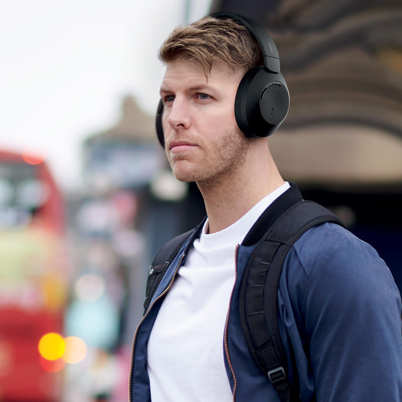 MIXX StreamQ C4 Wireless Noise Cancelling Headphones, Black