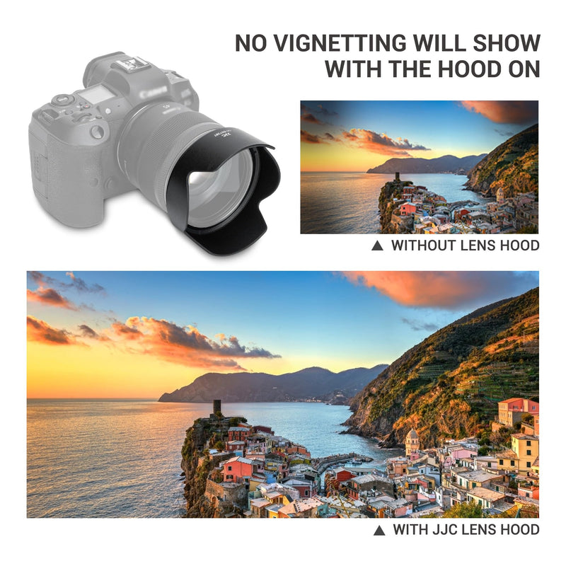 [AUSTRALIA] - JJC Tulip Flower Lens Hood for Canon RF 45mm f/1.2 STM Lens, Reversible Lens Shade Replacement of Canon ES-73B Hood, Compatible with 67mm Filter/Lens Cap Tulip Flower Shape 
