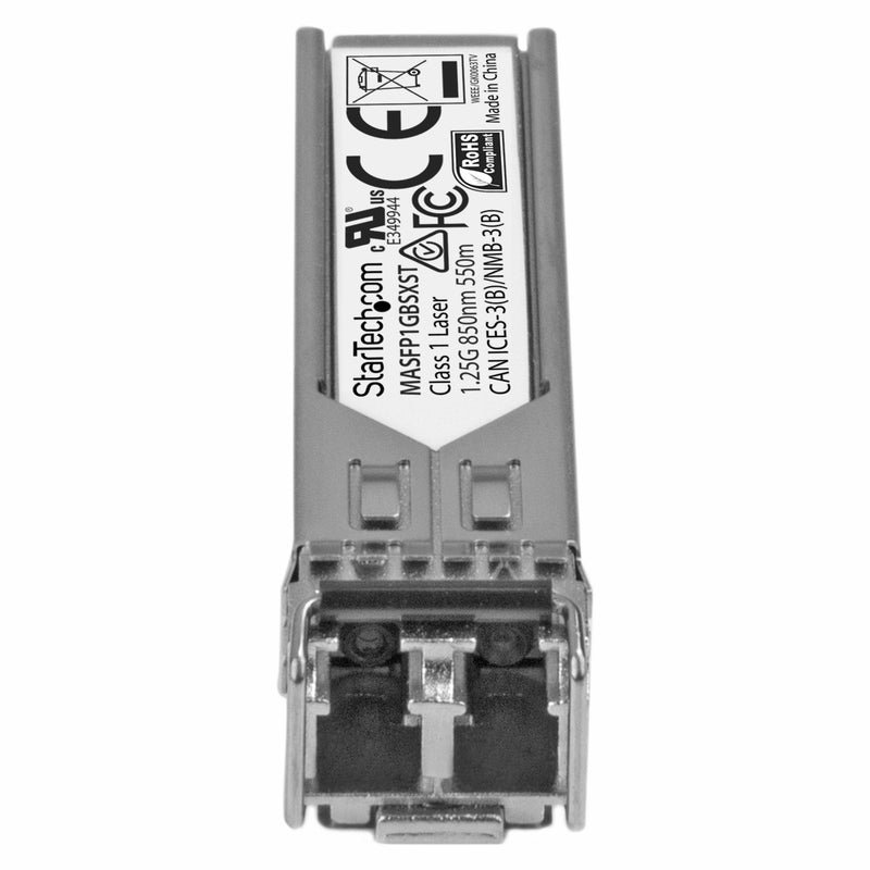 StarTech Cisco Meraki MA-SFP-1GB-SX Compatible SFP Module (MASFP1GBSXST) | 1000BASE-SX, 1GbE Multimode Fiber Optic Transceiver, LC 550m, 850nm, DDM Cisco Meraki MS225, MX400 550m (1804ft) 1000 Mbps (1 Gbps) Multi Mode Fiber