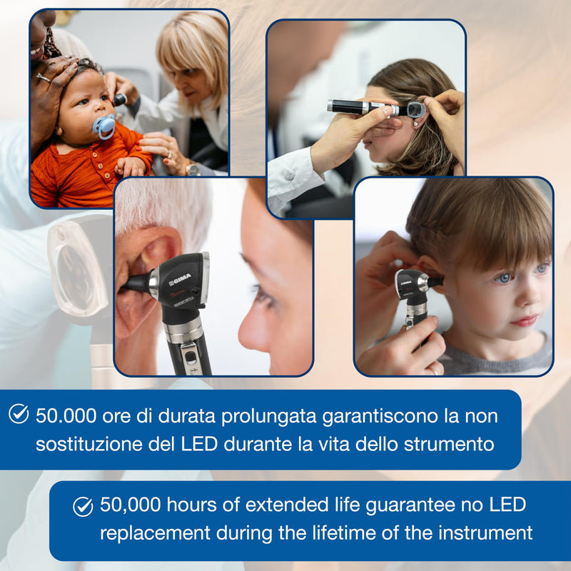 GIMA 31524 Otoscope 2.5V Xenon Halogen Light Pouch Single