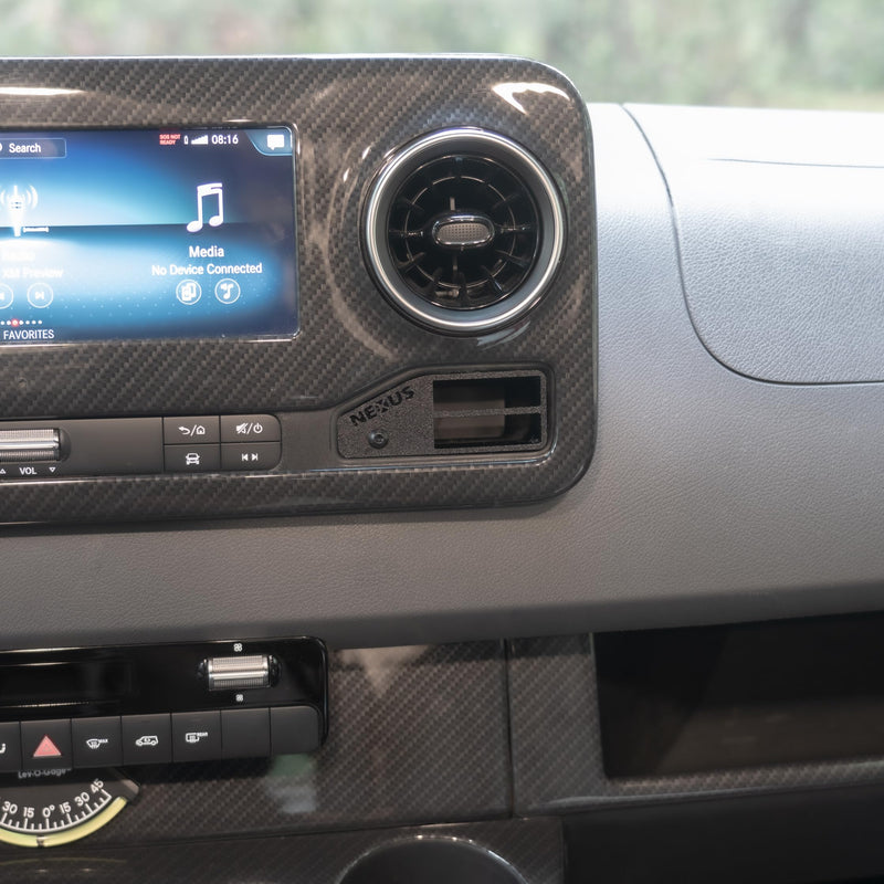 NEXUS Cubby Adapter for VS30 Mercedes-Benz Sprinter Van (Smartphone Passenger's Side) Cell Phone Mount Passenger's Side