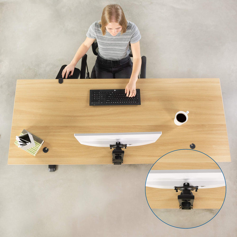 VIVO Quick Attach VESA Adapter Plate Bracket Designed for HP Pavilion Monitors 25xw, 24xw, 23xw, 22xw, 22cwa, 27cw, 25cw, 24cw, 23cw, and 22cw, MOUNT-HP23XW