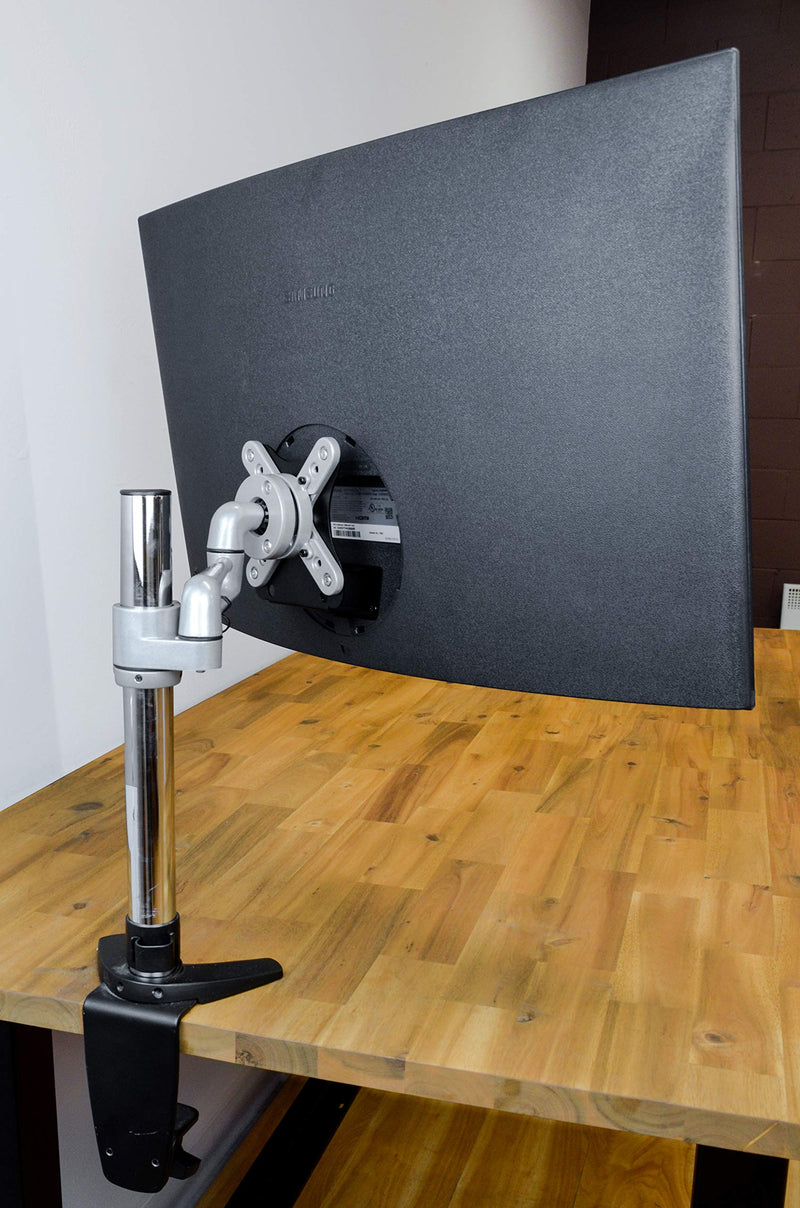 Gladiator Joe Monitor Arm/Mount VESA Bracket Adapter Compatible with Samsung U32R590, U32R590C, U32R592, U32R591 Curved Monitor -100% Made in North America [Patent Pending]