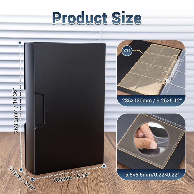 JJC Slide Film Cutter with Slide Storage Box Kit for Film Cutting and Archiving